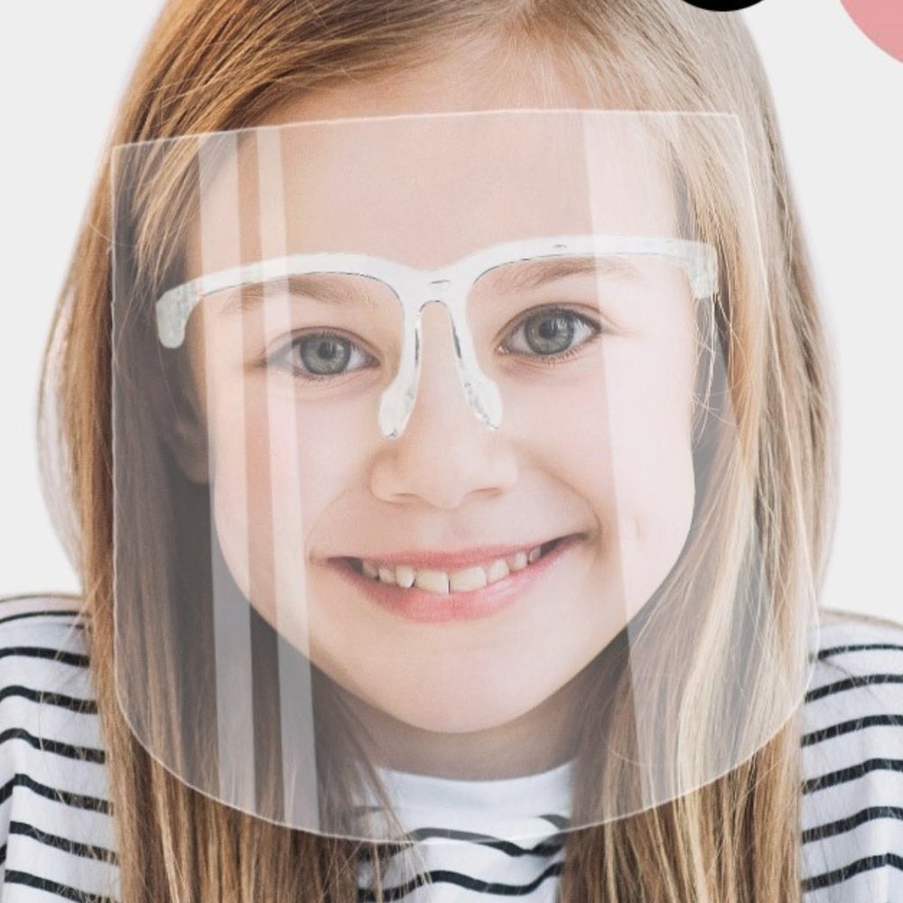 Kids Protective Eyeglasses Face Shield 2/$15